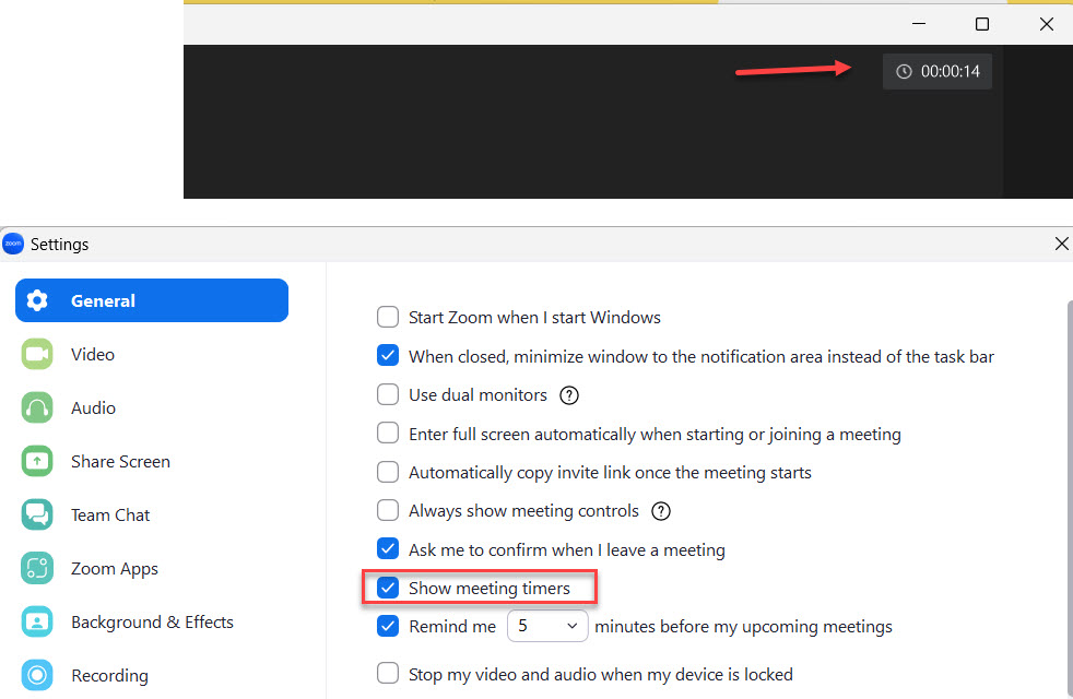 Solved How to View Meeting's Running Time? Zoom Community